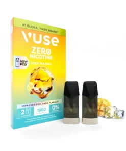 Vuse Zero Nicotine Pods Iced Mango